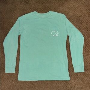 Ivory Ella Teal/Aquamarine Long Sleeve